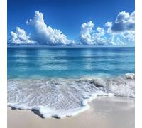 Diamond Painting Mar, Diamond Painting Adultos nube, DIY Punto De Cruz Diamantes Para Manualidades NiñOs E Principiantes, Cuadrado Full Drill Pintura De Diamante Para Decoracion Hogar 90x90cm 5-121