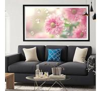 Diamond Painting margarita Diamond Painting Adultos, DIY Cuadros Diamantes paisaje Kit de Pintura Diamante Adultos Principiantes Mosaico Manualidades para Pared Decoracion Hogar, Regalo 30x60CM Y6-749