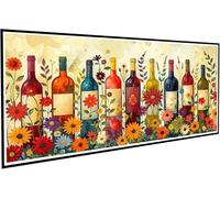 Diamond Painting Margarita Pintura Diamante Adultos, 5D Dibujos con Diamantes Cóctel Cuadros Diamantes, 100x200cm Diamond Art Bordado Punto de Cruz Puzzle Manualidades Niña, Decoración Pared J2-361