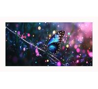 Diamond Painting Mariposa 40x80cm Manualidades Niños NóRdico Cuadros Para Pintar por Numeros Kit Punto de Cruz Lienzo Cuadro Diamantes, DIY 5D Mosaicos Pintura Diamante para la Decoración sjke-520