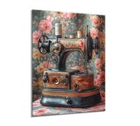 Diamond Painting Mariposa Máquina de coser Diamond Painting Niños, Principiantes DIY Punto de Cruz Cristal Bordado Cuadros de Diamantes, Navidad Decoración Hogar, Regalo Mujer 90x120cm s0yh-338