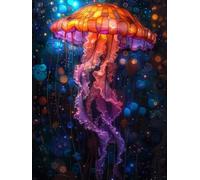Diamond Painting Medusa Pintura Diamante Animal Diamond Painting Adultos Principiante 5D DIY Cristal Punto de Cruz Diamante Manualidades Adultos para Decoracion Habitacion, Regalo (50x70cm) -yxy2506N9