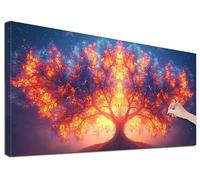 Diamond Painting Misterio 80x180 cm Diamond Painting Kit Completo, Dibujos con Diamantes para Manualidades Adultos, Árbol Cuadro Diamante para Adultos, Pintura de Diamante para Decoracion Pared, Z-68