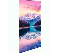 Diamond Painting Montaña, 5D Paisaje Diamond Painting Adultos Kit, Kit Manualidades Adultos Pintura con Diamante, DIY Punto de Cruz Cuadros Diamante, Decoración De Pared Del Hogar 30x60cm 0R-961