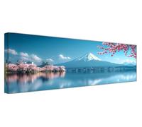 Diamond Painting Monte Fuji Diamond Painting Adultos Grande XXL 150x50cm, Pintura de Diamante Lago Dibujos con Diamantes, 5D DIY Mosaicos Infantiles Kit Bordado para Decoracion Hogar Pared F1-607