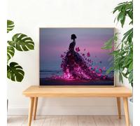 Diamond Painting Mujer 120x80cm 2025 Pintura Diamante Playa Gran Diamond Painting Adultos,Cuadros de Diamantes Bordado Manualidades Kit Regalos para Mujer,DIY Diamantes Art Regalos Originales I-K628