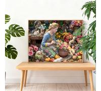 Diamond Painting Mujer 80x60cm 2025 Pintura Diamante Retro Gran Diamond Painting Adultos,Cuadros de Diamantes Bordado Manualidades Kit Regalos para Mujer,5D Diamantes Art Set Regalos Originales I-K224