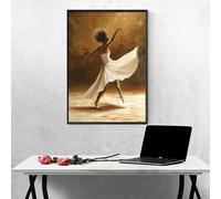 Diamond Painting Mujer Diamond Painting Adultos Negro Pintura Diamante Bordado de Punto de Cruz Kits, 5D DIY Cuadros Diamantes Cristal Juego De Artesanía, Decoracion Hogar, Regalos 70x95cm PJY8 7-Y