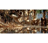 Diamond Painting Mujer Dibujos Con Diamantes, DIY Pintura De Diamantes Para Adultos, Ballet Diamond Painting Kit Completo Cristal Mosaico Manualidades Para Decoración Pared Hogar 160x80cm - KF01718