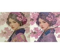 Diamond Painting Mujer Dibujos Con Diamantes, DIY Pintura De Diamantes Para Adultos, Historietas Diamond Painting Kit Completo Cristal Mosaico Manualidades Para Decoración Hogar 160x80cm - KF0160Q