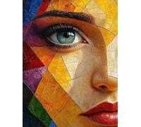 Diamond Painting Mujer Pintura Diamante SueñO Diamond Painting Adultos Principiante 5D DIY Punto de Cruz Diamante Manualidades Adultos Kit para Decoracion Hogar, Regalo Mujer 60 x 80 cm -bby2605HT