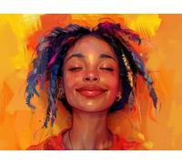 Diamond Painting Mujeres Africanas Diamond Painting Adultos Cute, 5D DIY Manualidades Adultos Kit Punto de Cruz, Cuadro Diamantes Cristal Artes Bordado Kit, Decoracion Navidad Regalo 40x50cm R-1986