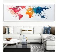 Diamond Painting Mundo Diamond Painting Adultos Grande Mapa 50x150cm, Manualidades Adultos DIY Pintura Diamante Pintura Cuadro Diamantes Cristal Art Punto de Cruz para Decoración Pared Hogar, Model673