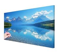 Diamond Painting Naturaleza, Diamond Painting Grande 120x60cm, DIY Pintura de Diamante Lago Kit Completo, 5D Cuadro Diamantes Kit de Manualidades para Adultos Regalos para Mujer Decoracion Hogar -3367