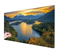 Diamond Painting Naturaleza, Diamond Painting Grande 120x60cm, DIY Pintura de Diamante Planta Kit Completo, 5D Cuadro Diamantes Kit de Manualidades para Adultos para Regalo Mujer Decor Hogar -3435