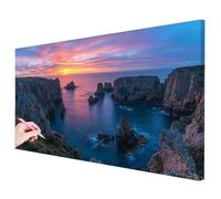 Diamond Painting Naturaleza, Diamond Painting Grande 140x70cm, DIY Pintura de Diamante Mar Kit Completo, 5D Cuadro Diamantes Kit de Manualidades para Adultos Regalos para Mujer Decoracion Hogar -2883