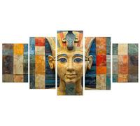 Diamond Painting Niños 5 Piezas Egipto faraón Pintura Diamante Punto de Cruz Kit Completo, Principiantes Cuadros Diamantes Kit, DIY Manualidades para Adultos, Navidad Decoración Casa 105x175cm Y-174