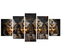 Diamond Painting Niños 5 Piezas faraón Egipto Pintura Diamante Punto de Cruz Kit Completo, Principiantes Cuadros Diamantes Kit, DIY Manualidades para Adultos, Navidad Decoración Casa 90x150cm Y-203