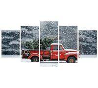 Diamond Painting Niños 5 Piezas invierno auto Pintura Diamante Punto de Cruz Kit Completo, Principiantes Cuadros Diamantes Kit, DIY Manualidades para Adultos, Navidad Decoración Casa 180x300cm Y-53