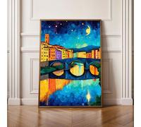 Diamond Painting Niños Casa Paisaje Pintura Diamante Punto de Cruz Kit Completo, Principiantes Cuadros Diamantes Kit, DIY Manualidades para Adultos, Decoración Hogar Regali 80x110cm PjY1735 N-1