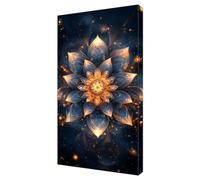 Diamond Painting Niños, Diamond Painting Grande XXL Sueño Mandala, Manualidades Adultos Kit, Principiantes Cristal Bordado Punto de Cruz Pintura Pinturas, Decoración Pared Hogar Regalo 25x50cm J-833