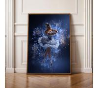 Diamond Painting Niños Flor Mujer Pintura Diamante Punto de Cruz Kit Completo, Principiantes Cuadros Diamantes Kit, DIY Manualidades para Adultos, Decoración Hogar Regali 60x80cm PjY1913 0-9