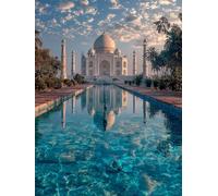 Diamond Painting Niños Palacio, DIY 5D Diamond Painting Kit Lago, 5D Pintura Diamante Cuadro Diamantes DIY Full Drill Cuadrado Ricamo a Punto Croce Painting per Decorazioni Casa Pareti 30x40cm 5-9J78