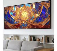 Diamond Painting Nórdico Diamond Painting Adultos Grande Tamaño Kit Completo 50x100cm, DIY Pintura Diamante Mandala 5D Cristal Arte Bordado Punto de Cruz Kit, Mosaico Lienzo Manualidades Adultos, O-3Y