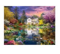 Diamond Painting Otoño 120x80cm 2026 Nuevo Diamond Painting Adultos,Pintura Diamante Rural Pintura de Diamante Niños,5D DIY Cristal Bordado Punto de Cruz Manualidades Kit para Decoracion Navidad I-K19