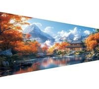 Diamond Painting OtoñO Diamond Painting Adultos 40x80cm Arquitectura Pintura De Diamante,5D Diy Dibujos Con Diamantes Artigianale,Punto De Cruz Manualidades Adultos Kit DecoracióN Pared Hogar Q1-729