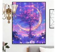 Diamond Painting Paisaje 50x70cm 2025 Nuevo Diamond Painting Adultos Tigre Pintura Diamante Dibujos con Diamantes Kit,Full Drill DIY Puzzle Diamantes para Navidad Halloween Decoracion y Regalos H-J469
