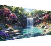 Diamond Painting paisaje,5D Diamond Painting Adultos Niños Manualidades,Caer Pintura Diamante Punto de Cruz Pintura Kit,Artes Artesanal,Decoracion Halloween Regalos Originales Mujer 60x120CM L1-214