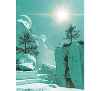 Diamond Painting Paisaje Diamond Painting Adultos, 5D Cuadro Diamantes Luz sol Pintura Diamante Manualidades Niños, DIY Crystal Bordado Punto de Cruz Kit Completo, Decoración Hogar 60x90cm 6X-887