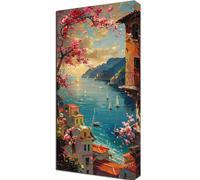 Diamond Painting paisaje Diamond Painting Adultos, DIY Cuadros Diamantes aldea Kit de Pintura Diamante Adultos Principiantes, Mosaico Manualidades Pared Decoracion Hogar, Regalo Mujer 100x200 Y6-977