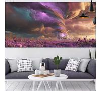 Diamond Painting Paisaje Diamond Painting Adultos Tornado Principiantes Pintura Diamante Kit,DIY 5D Perforacin Cuadrada Agua Diamante Mosaicos Bordado Punto Cruz Kit,Decor Regalo Mujer 40x80cm CQ-1119