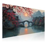Diamond Painting Paisaje Kit Completo para Adultos, DIY 5D Pintura Diamante Puente Diamond Art Grand Format 30x60cm Taladro Completo, Cuadro Diamantes para Manualidades para Decoracin de Hogar 2Z-119