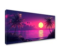 Diamond Painting Paisaje Pintura de Diamante para Adultos DIY Atardecer Cuadros Diamantes, 5D Diamond Painting Niños Cristal Puzzle Kit, Manualidades Adultos para Decoracion Hogar 100x200cm Y0-976