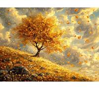 Diamond Painting Paisaje, Pintura Diamante Adultos Árbol 30x20 cm T0-101
