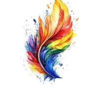 Diamond Painting para Adultos, 5D Color Pintura de Diamante Kit Completo, Pluma Dibujos con Diamantes, DIY Diamond Art Punto de Cruz Manualidades Adultos, para Decoración Hogar 50X70 cm H-3708