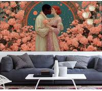 Diamond Painting Pareja Diamond Painting niños Flor Pintura Diamante de Bordado para Principiantes,DIY Pintura de Diamantes Kit Completo Cristal Puzzle,Kit Punto Cruz Adultos,Decor 50x120cm VQ-1051