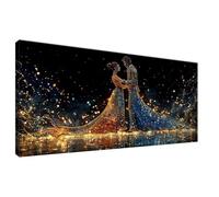 Diamond Painting Parejas Diamond Painting Adultos Grande XXL Cielo Estrellado DIY Pintura Diamante Punto de Cruz Cristal Art, Cuadros de Diamantes para Hacer para Decoración Pared 45x90 cm 0Z-384