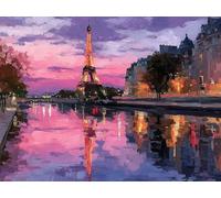 Diamond Painting ParíS Pintura Diamante Paisaje Diamond Painting Adultos 5D DIY Punto de Cruz Diamante Manualidades Adultos Kit para Decoracion Habitacion Hogar, Regalo Mujer 70x50 cm -zjn250111E