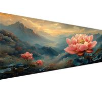 Diamond Painting PeoníA Diamond Painting Adultos 60x120cm MontañAs Pintura De Diamante,5D Diy Dibujos Con Diamantes Artigianale,Punto De Cruz Manualidades Adultos Kit DecoracióN Pared Hogar Q1-530