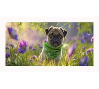 Diamond Painting Perro 80x160cm Manualidades Niños Escenario Cuadros Para Pintar por Numeros Kit Punto de Cruz Lienzo Cuadro Diamantes, DIY 5D Mosaicos Pintura Diamante para la Decoración sjke-610