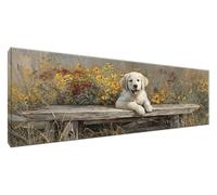 Diamond Painting Perro Diamond Painting Adultos, 5D Pintura Diamante Lindo Diamonds Art Manualidades Adultos Principiantes,DIY Mosaico Bordado Punto de Cruz Kits Pared Decoracion Hogar 120 x 40 G2-293