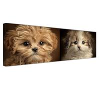 Diamond Painting Perro Diamond Painting Adultos Grande XXL 150x50cm, Pintura de Diamante Lindo Dibujos con Diamantes, 5D DIY Mosaicos Infantiles Kit Bordado para Decoracion Hogar Pared Regalo F1-472