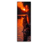 Diamond Painting Perro Diamond Painting Adultos Grande XXL 210x70cm, Pintura de Diamante Oscuridad Dibujos con Diamantes, 5D DIY Mosaicos Infantiles Kit Bordado para Decoracion Hogar Pared F1-979