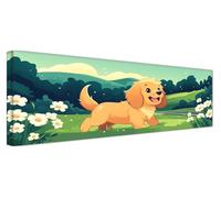 Diamond Painting Perro Diamond Painting Adultos Grande XXL 300x100cm, Pintura de Diamante Paisaje Dibujos con Diamantes, DIY Mosaicos Infantiles Kit Bordado para Decoracion Hogar Pared Regalo F1-659