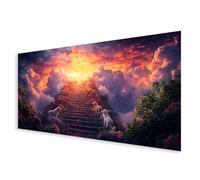 Diamond Painting Perro Diamond Painting Adultos Paisaje Punto de Cruz Kit Completo, DIY 5D Pintura de Diamante Adultos Grande Cristal Bordado Kit para Decoracion Hogar,Regalo Mujer 60x120cm B0-843