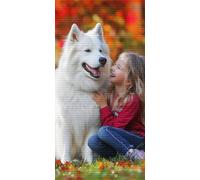 Diamond Painting Personalizado,Diamond Art Kit Completo 100x150cm Dibujos con Diamantes 5D Pintura de Diamante,Manualidades Adultos Niños Punto de Cruz DIY para Decoracion Halloween Hogar,Regalo Y1-96